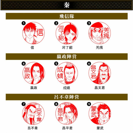 キングダムはんこコレクション おなまえ る キングダムはんこコレクション おなまえ る