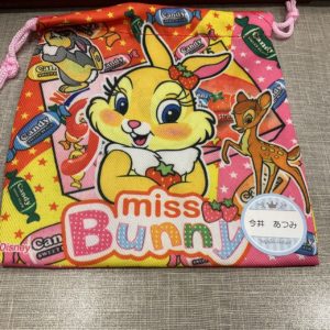 巾着　お名前シール　柄