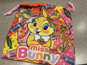 巾着　お名前シール　柄