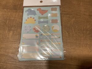 100円ショップ　シール